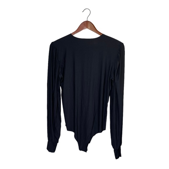 Commando Butter Balloon Sleeve Bodysuit Long Sleeves Shapewear Black Neutral - Picture 9 of 11